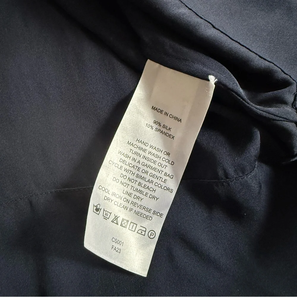 Quince Washable Stretch Silk Blouse - Picture 3 of 3